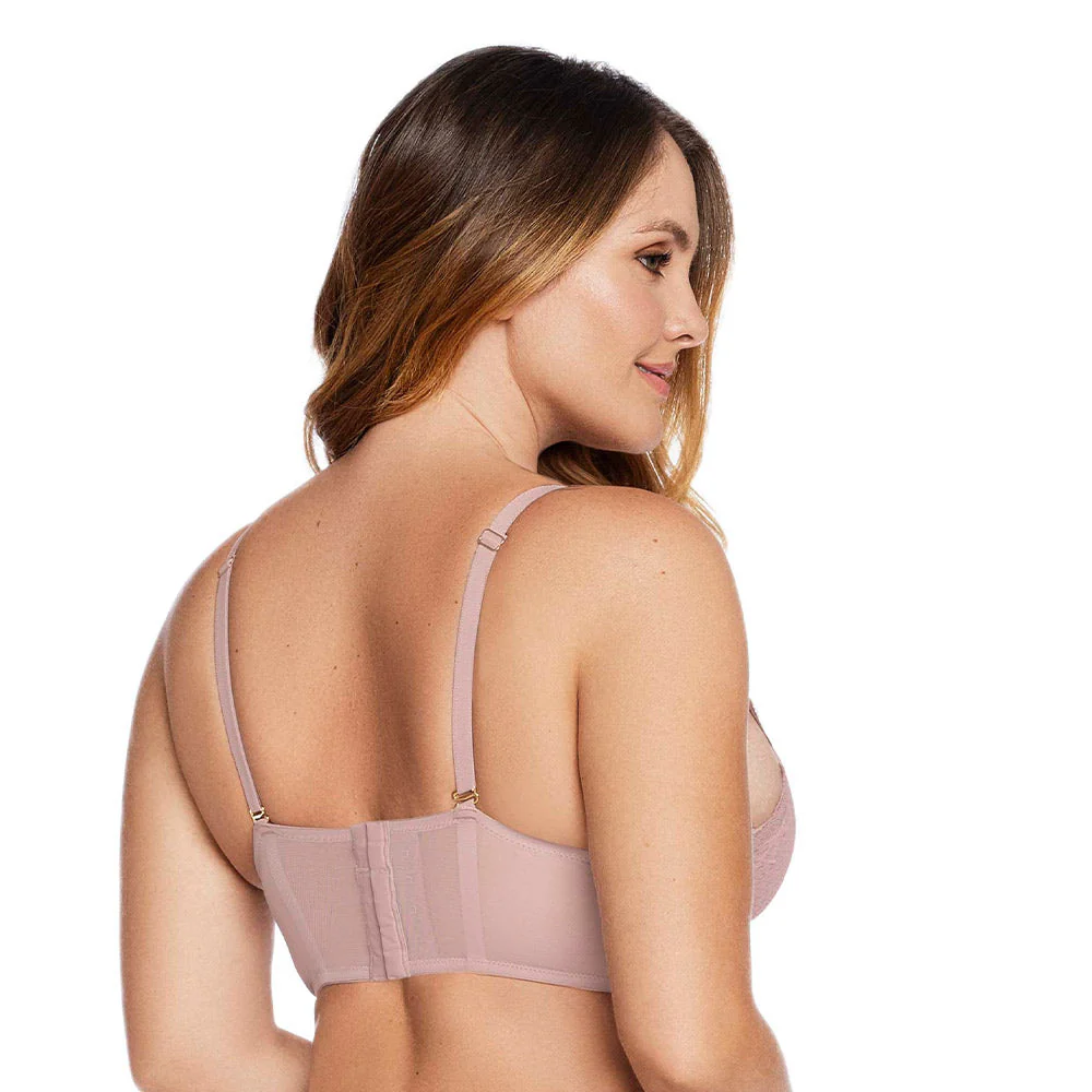 BRALETTE EN ENCAJE CON ARO Y ABROCHADURA ANCHA - Image 6