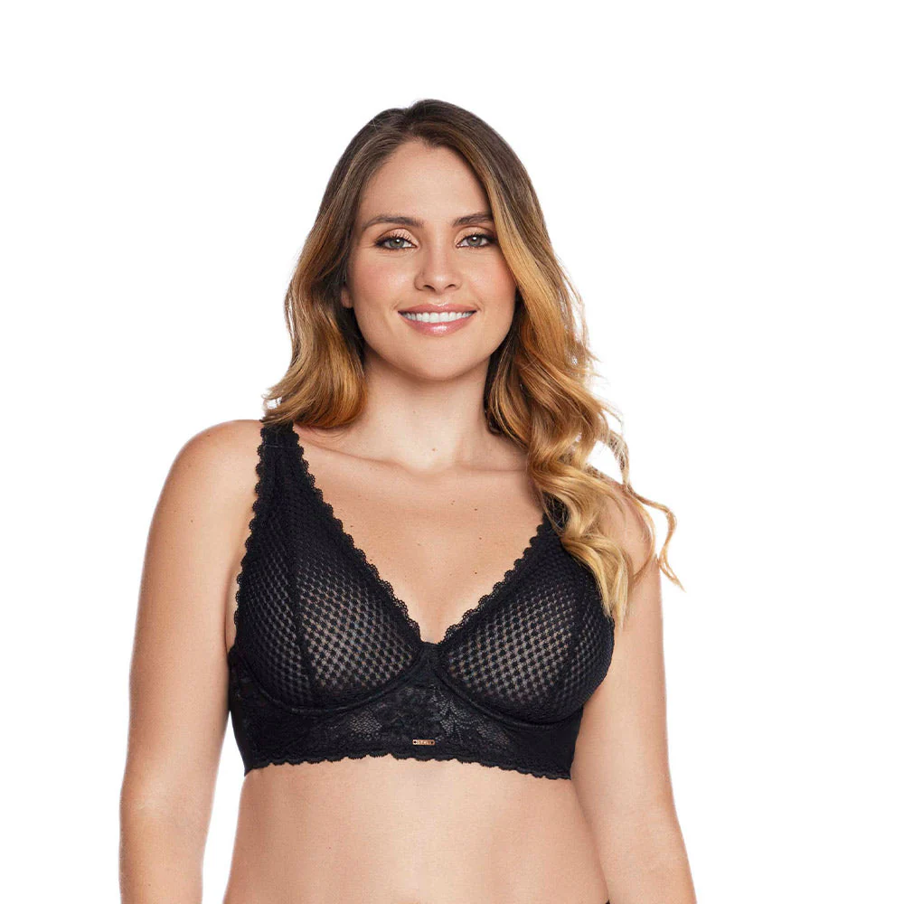 BRALETTE EN ENCAJE CON ARO Y ABROCHADURA ANCHA - Image 7
