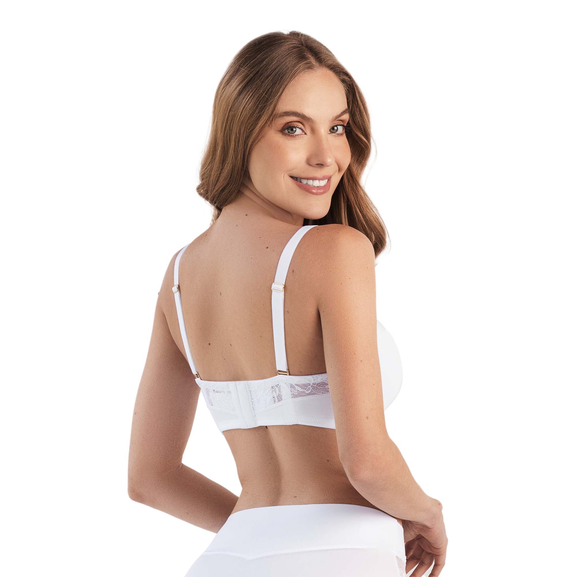 BRASIER REALCE NATURAL CON ESPALDA EN ENCAJE - Image 4