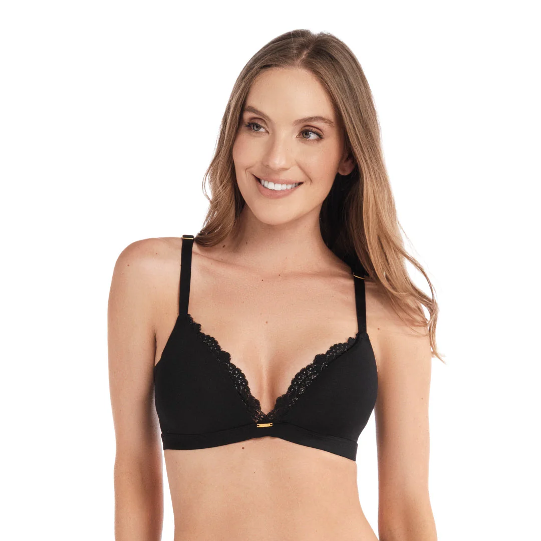 BRASIER TRIANGULAR CON ESCOTE EN ENCAJE - Image 3