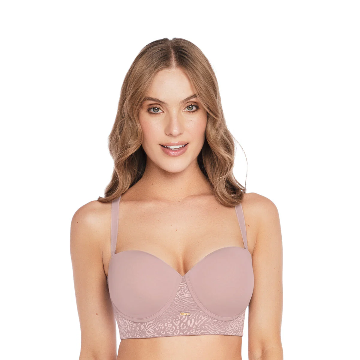 BUSTIER STRAPLESS CON DISEÑO EN ANIMAL PRINT - Image 5