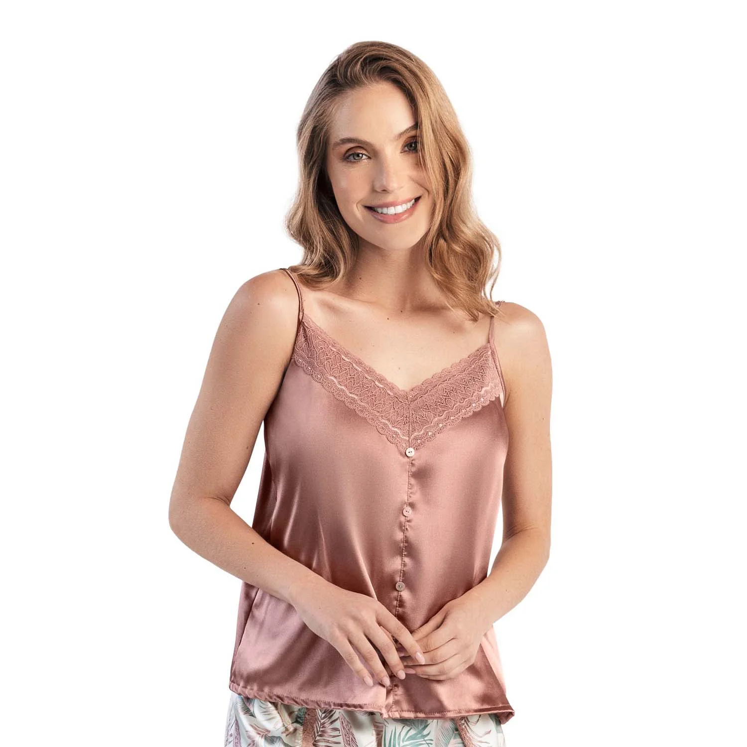 CAMISA DE PIJAMA CON TIRAS GRADUABLES - Image 4