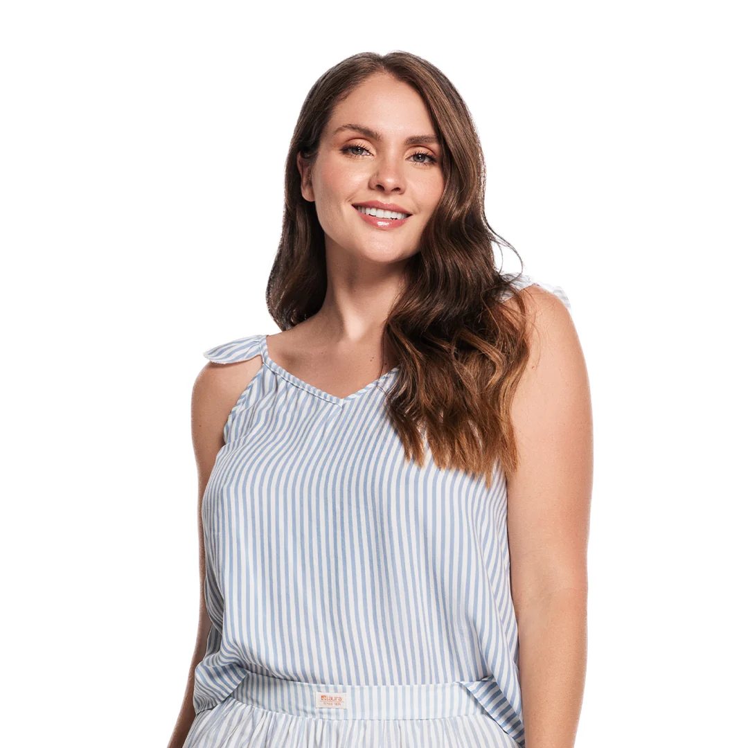 CAMISETA DE PIJAMA CON BOLANTES EN CARGADERAS - Image 5
