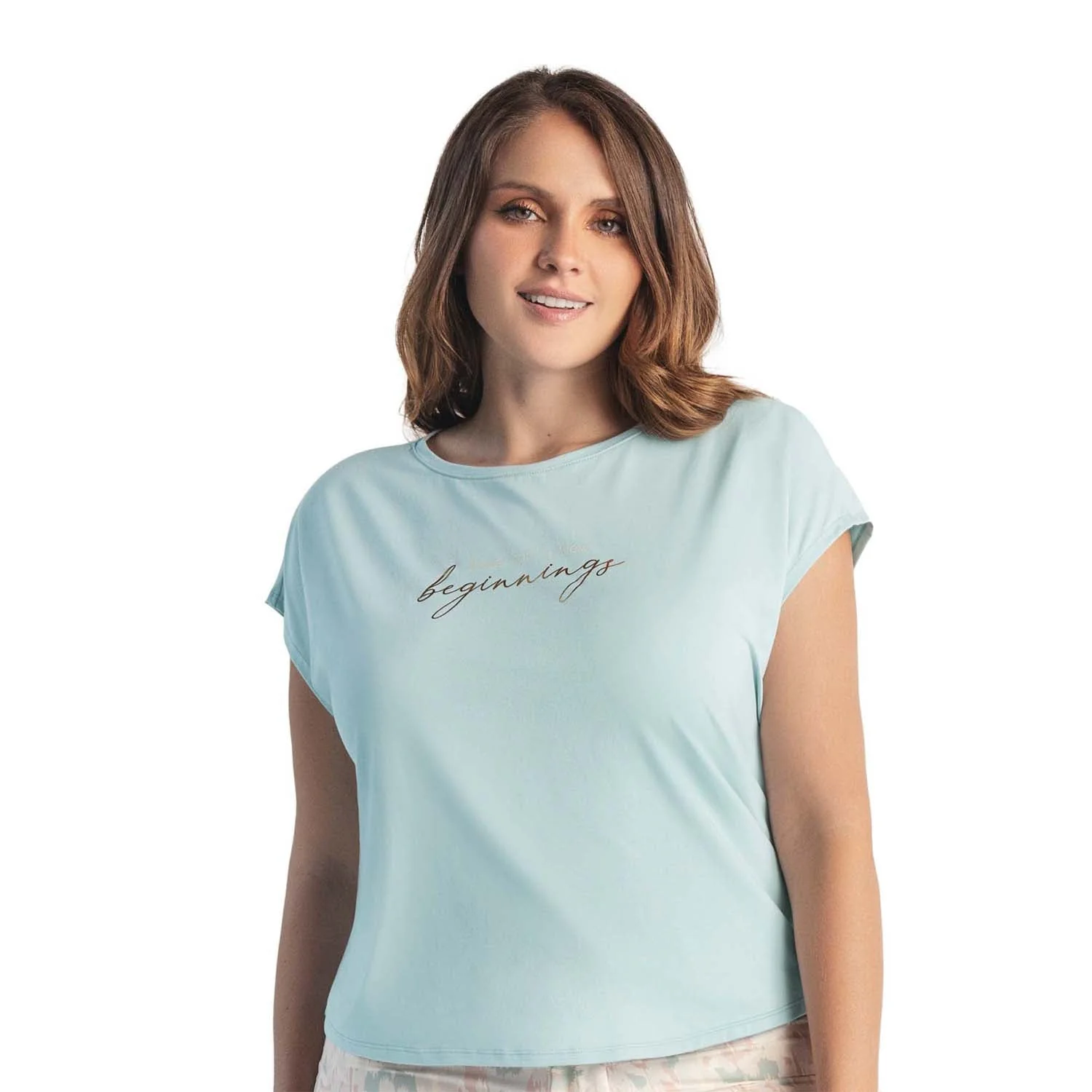 CAMISETA DE PIJAMA DE MANGA CORTA