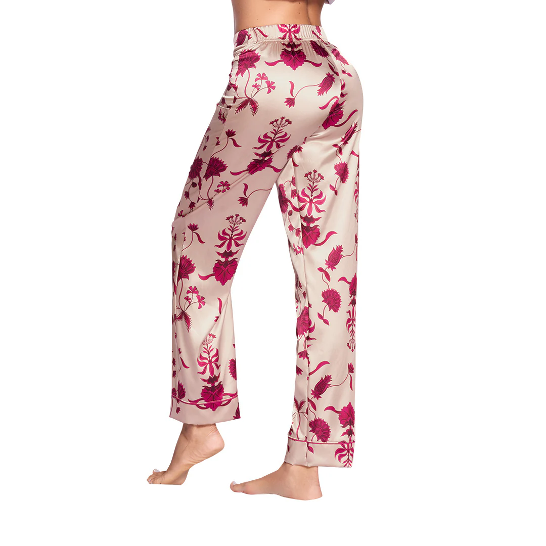 PANTALÓN DE PIJAMA ELABORADO EN SATÍN - Image 3