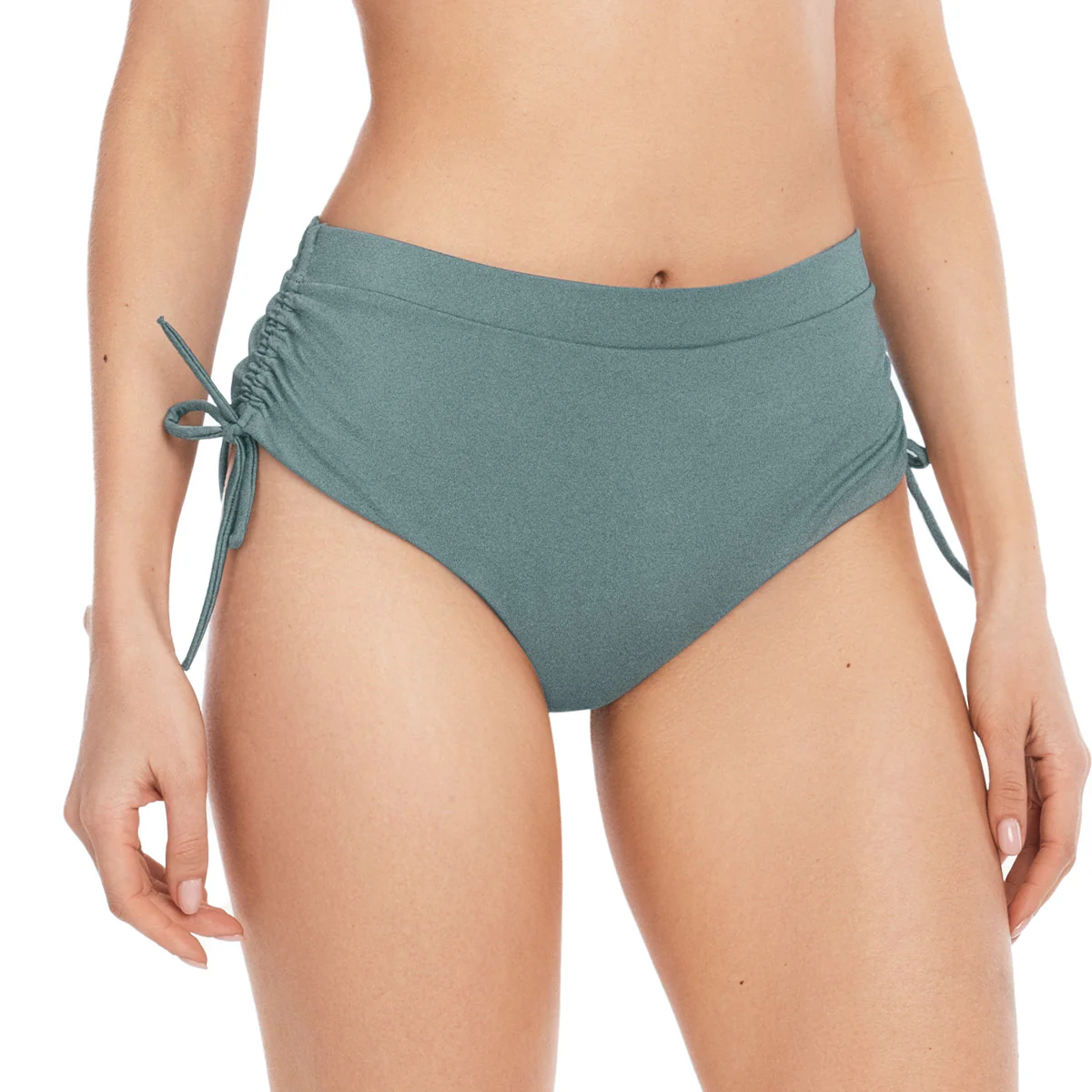 PANTY DE VESTIDO DE BAÑO CON FAJÓN EN CINTURA