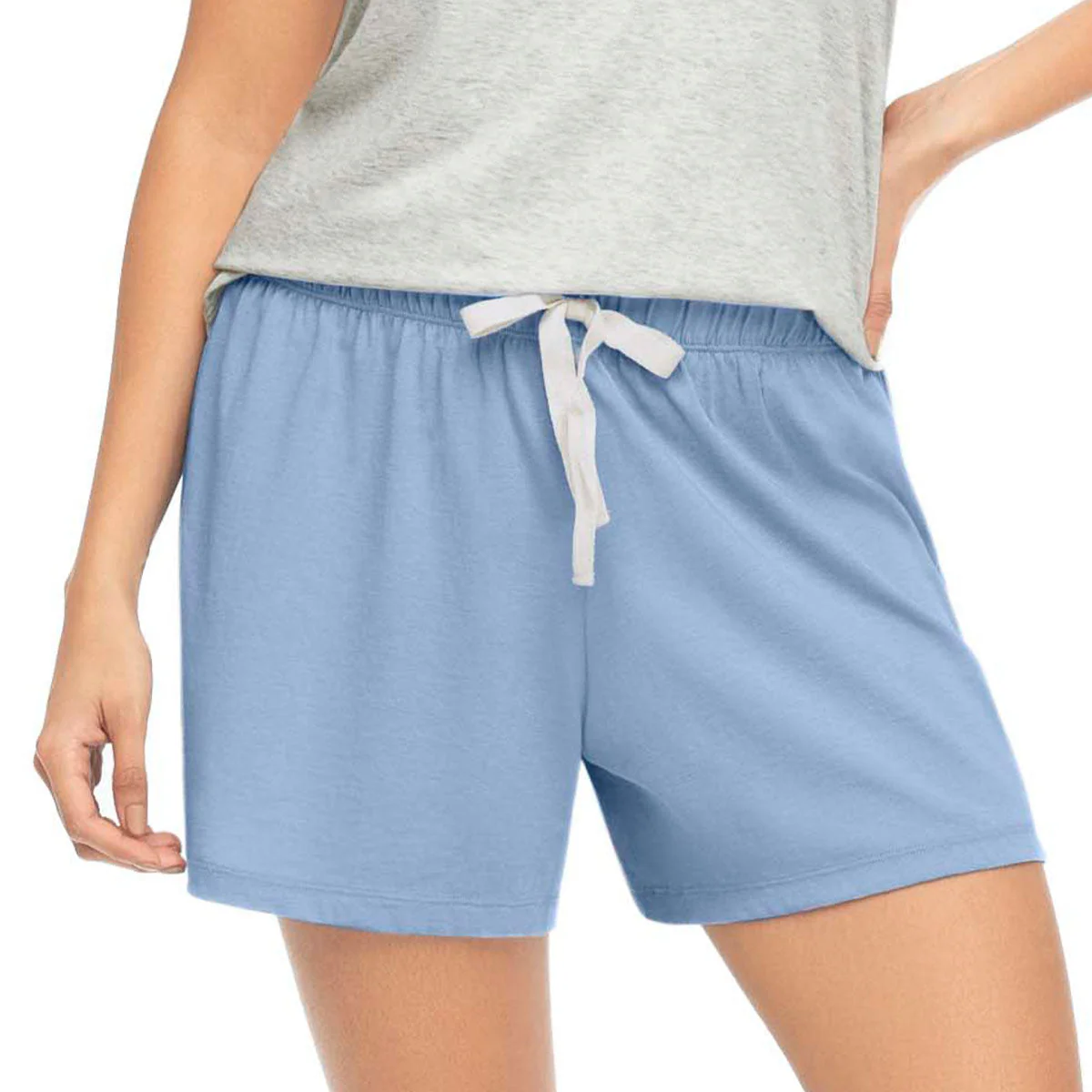 SHORT DE PIJAMA CON ELÁSTICO EN CINTURA