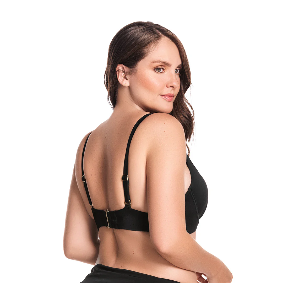 TOP DE VESTIDO DE BAÑO CON BRACHE DE 3 NIVELES - Image 5