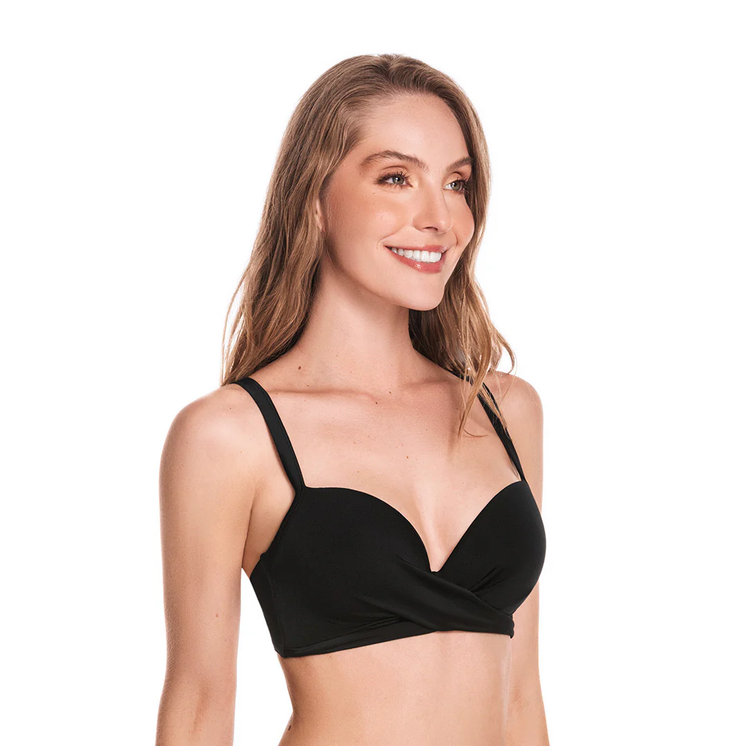 TOP DE VESTIDO DE BAÑO CON COPAS SIN REALCE - Image 3