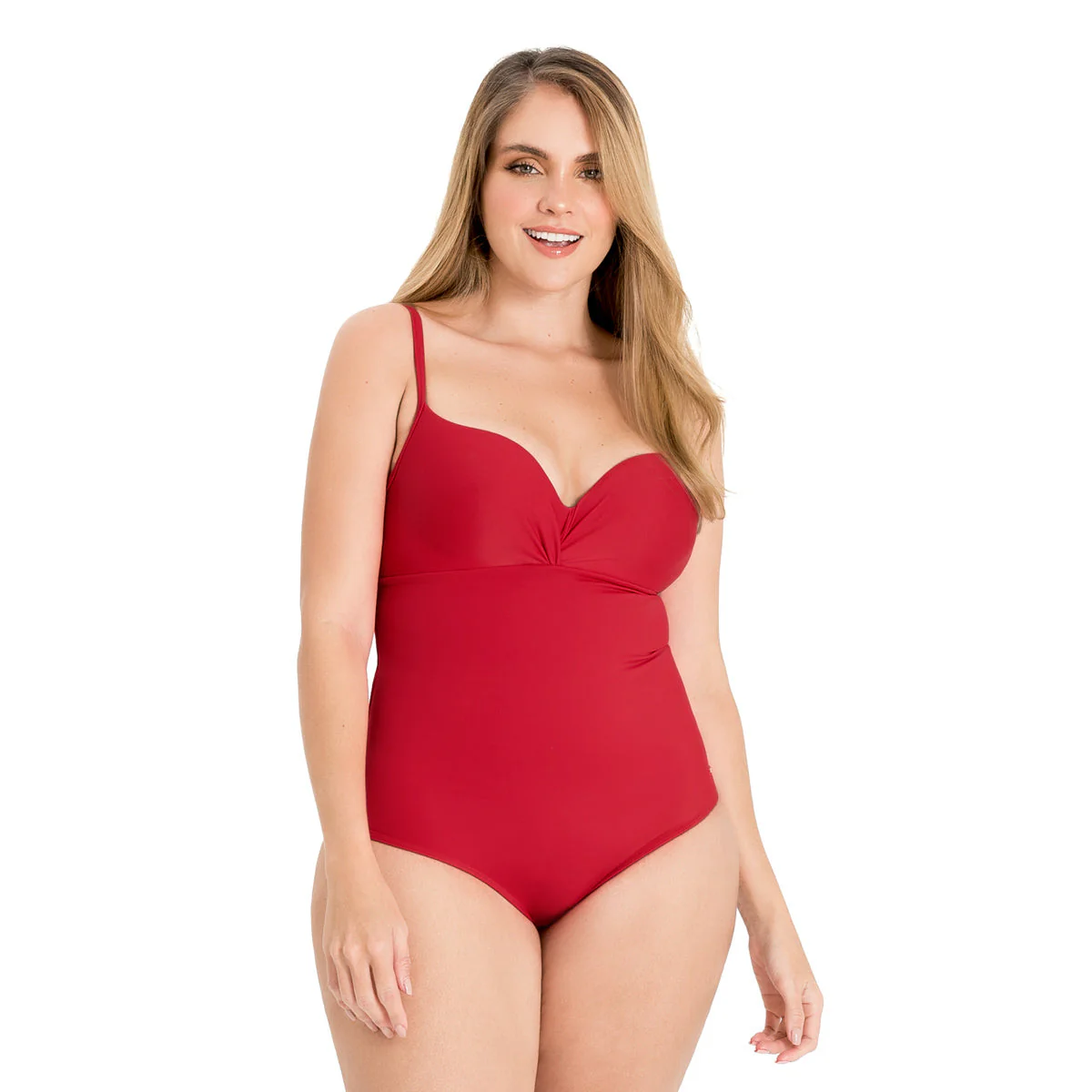 VESTIDO DE BAÑO ENTERO CON COPAS PREHORMADAS - Image 3